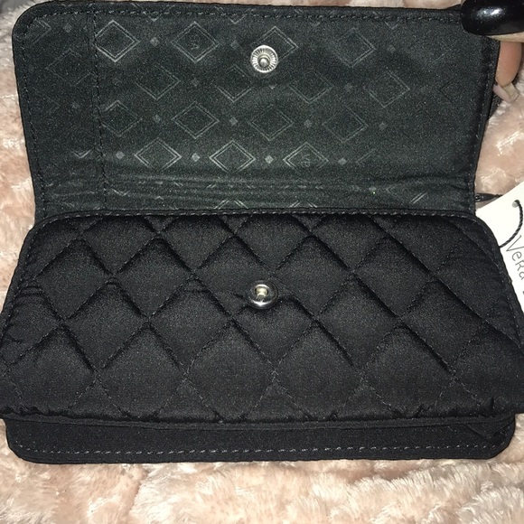 ⚜️Vera Bradley Solid Black Wristlet! NWT! - Picture 3 of 7